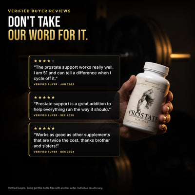Verified buyer reviews of Vintage Muscle Prostate Support.